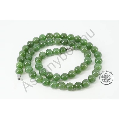 Nefrit jade 10 mm-es golyós lánc