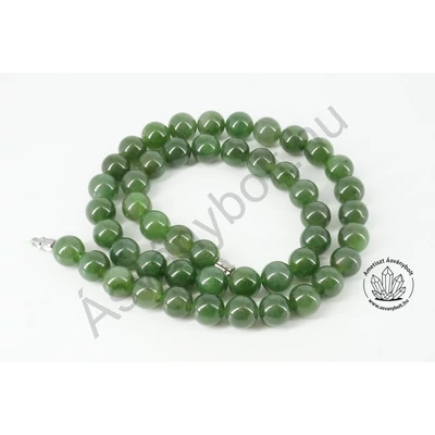 Nefrit jade 8 mm-es golyós lánc