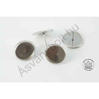 Nemesacél 12 mm beszúrós füli alap 10 db