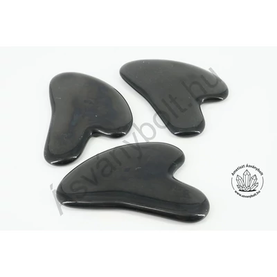 Obszidián Gua sha masszírozó