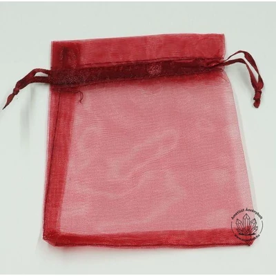 Organza tasak bordó 5 db