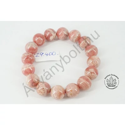 Rodokrozit 14 mm-es golyós karkötő 29400