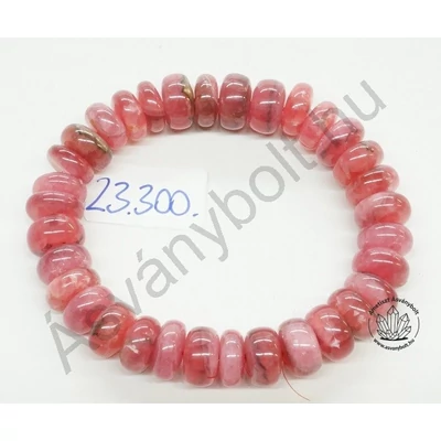 Rodokrozit extra korong karkötő 23300