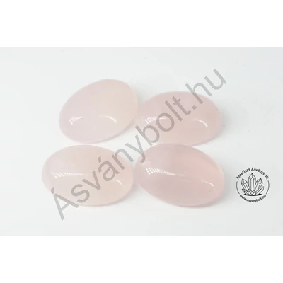 Rózsakvarc 13x18 mm-es kaboson