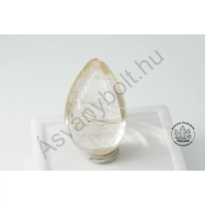 Rutilkvarc domború csepp csiszolat 11500
