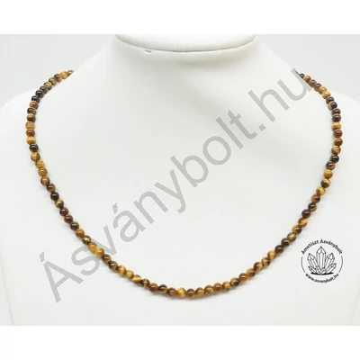 Tigrisszem 4 mm-es golyós lánc