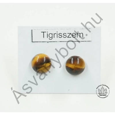 Tigrisszem 8-as félgömb nemesacélos füli
