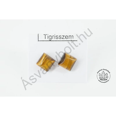 Tigrisszem 8x8-as négyzet nemesacélos füli