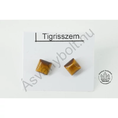 Tigrisszem kis kocka füli nemesacélon