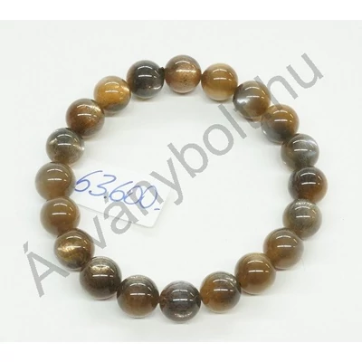 Holdkő-napkő 10 mm-es golyós karkötő 63600