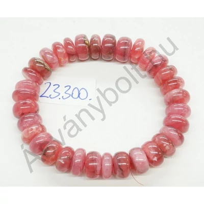 Rodokrozit extra korong karkötő 23300