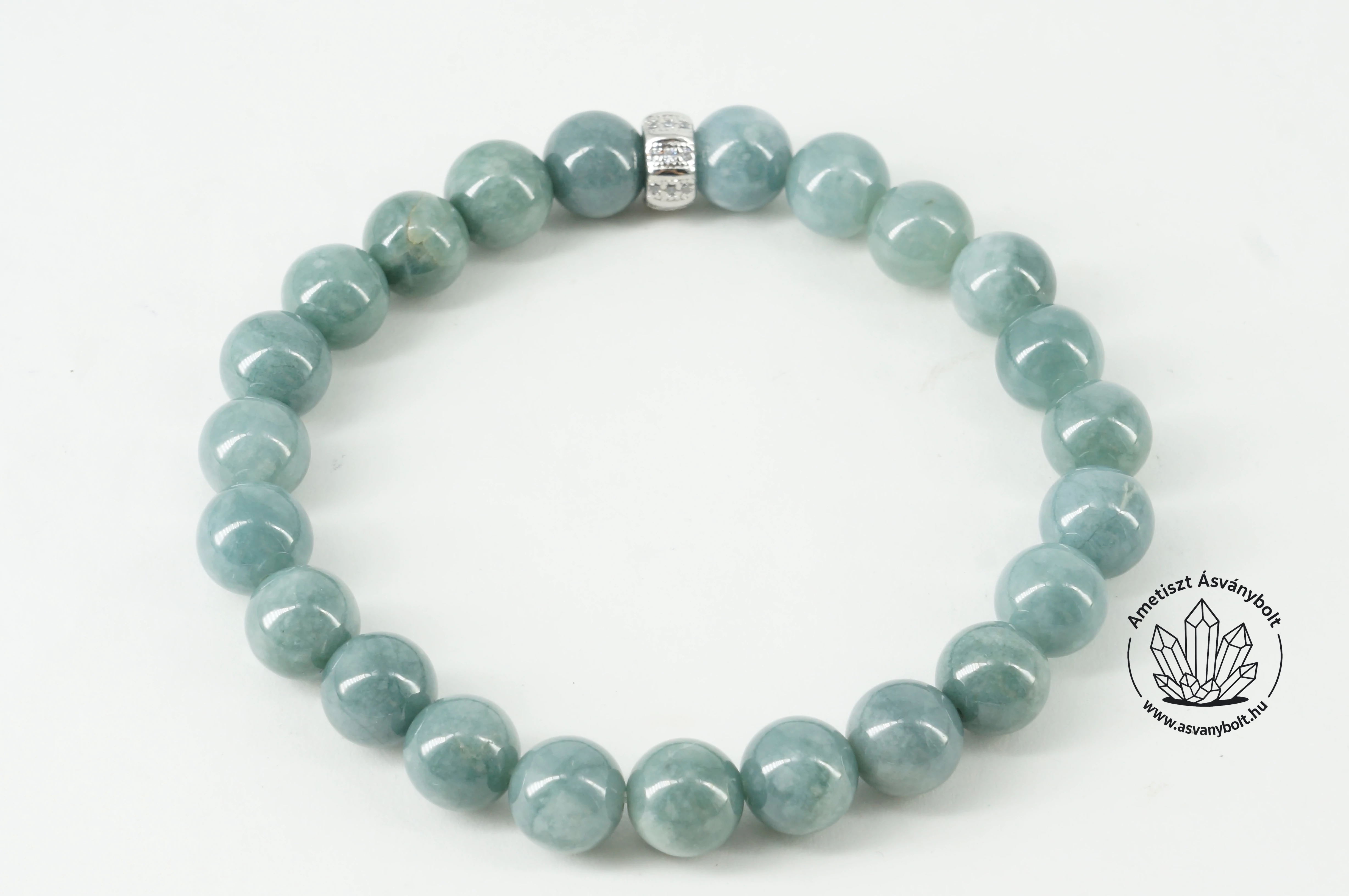 Jade Guatemala 8 mm-es golyós karkötő