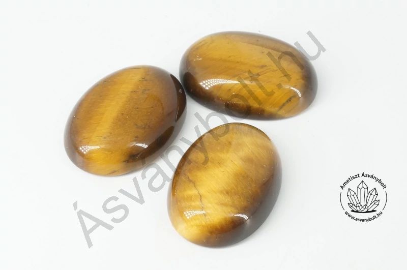 Tigrisszem 18x25 mm-es kaboson