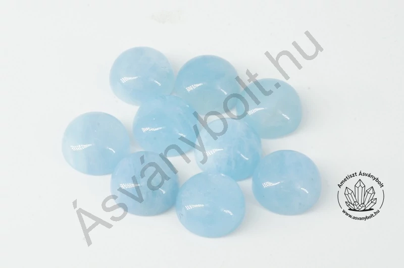 Akvamarin 10 mm-es kaboson