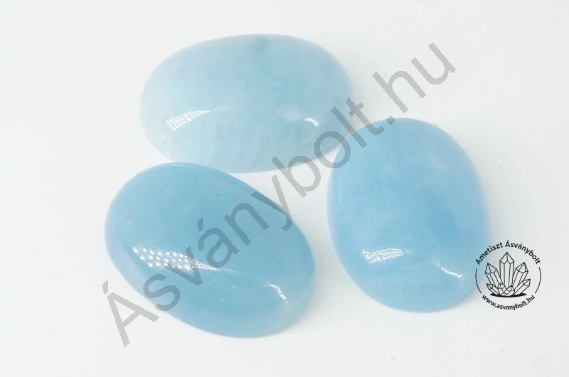 Akvamarin 18x25 mm-es kaboson