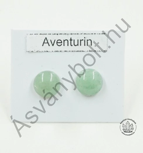 Aventurin 8-as félgömb nemesacélos füli