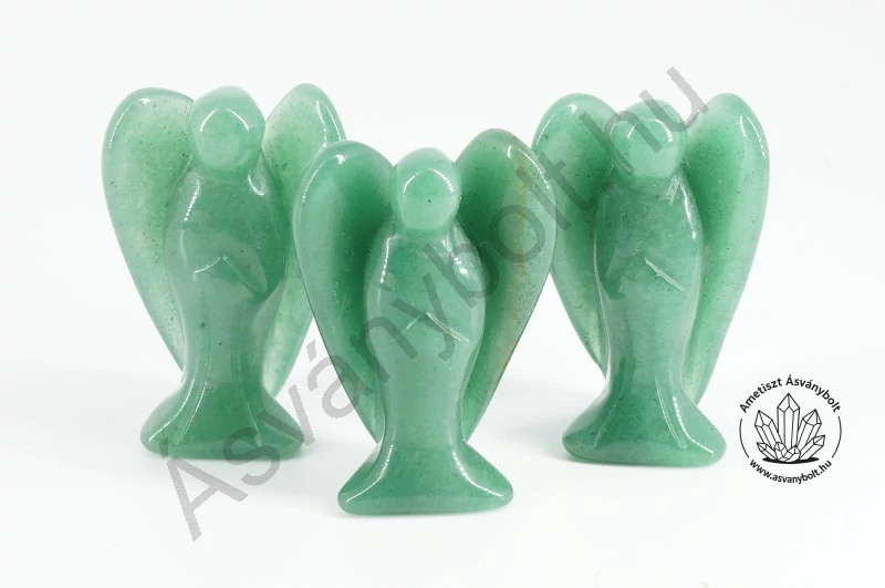 Aventurin kis angyal figura