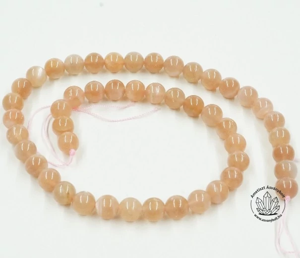 Barna holdkő extra 8 mm-es golyós szál