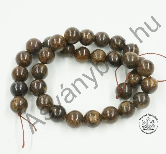 Bronzit 12 mm-es golyók 5 db