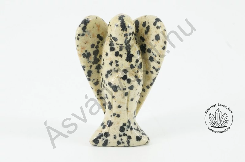 Dalmata jáspis közép angyal figura