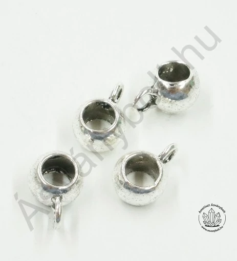 Golyó fűzhető karikás 8 mm 10 db