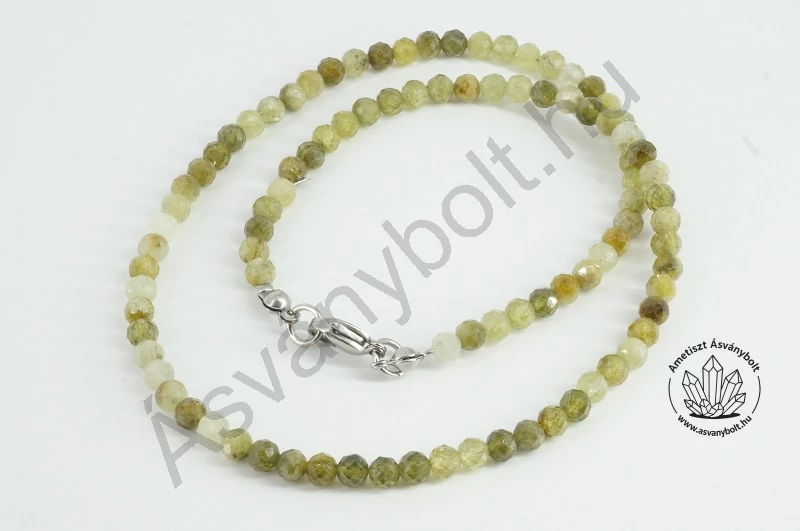 Grosszulár fazettált 5-ös golyós lánc