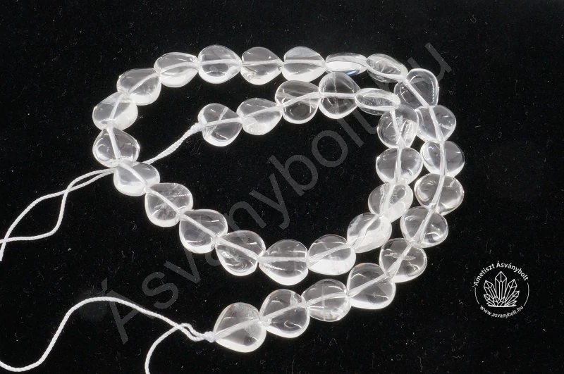 Hegyikristály 12 mm-es szív szál
