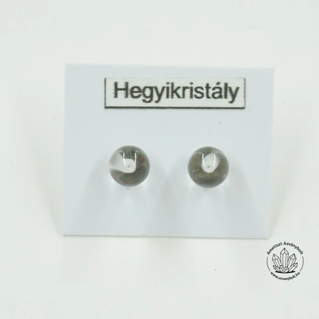 Hegyikristály 6-os golyós nemesacélos füli