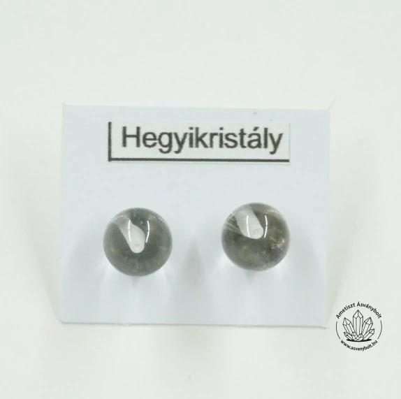 Hegyikristály 8-as golyós nemesacélos füli