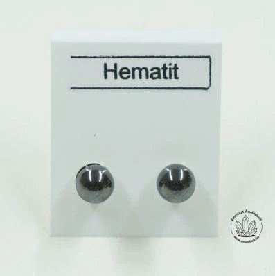 Hematit 6-os golyós nemesacélos füli