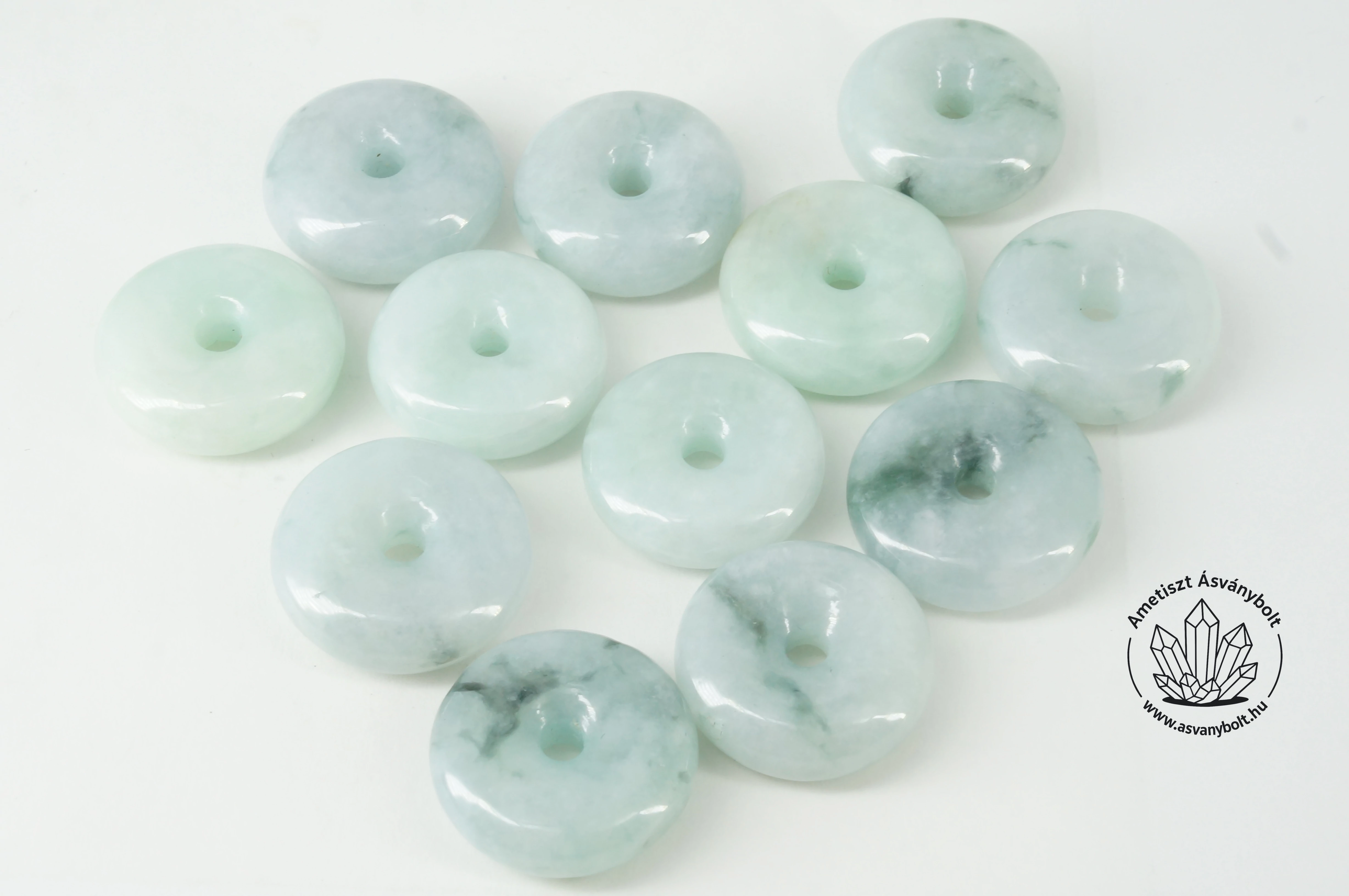 Jade burmai fánk medálok