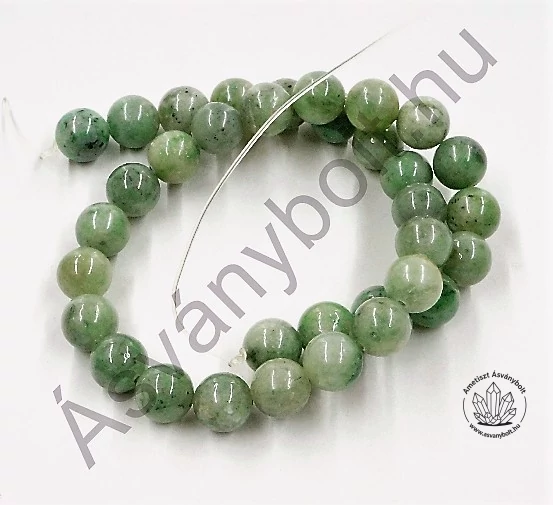 Jade kínai 12 mm-es golyós szál
