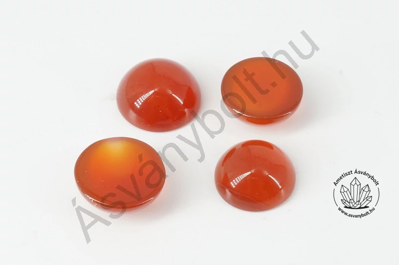Karneol 10 mm-es kaboson