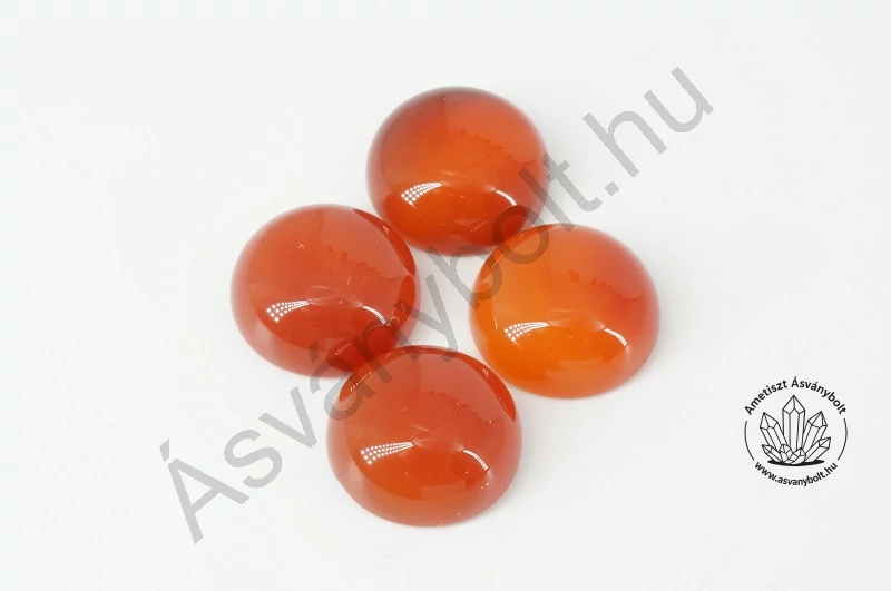 Karneol 12 mm-es kaboson