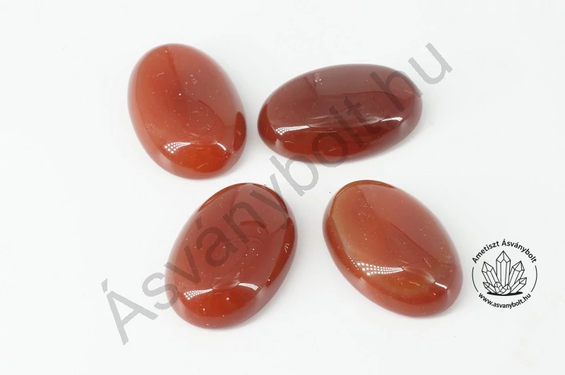 Karneol 13x18 mm-es kaboson