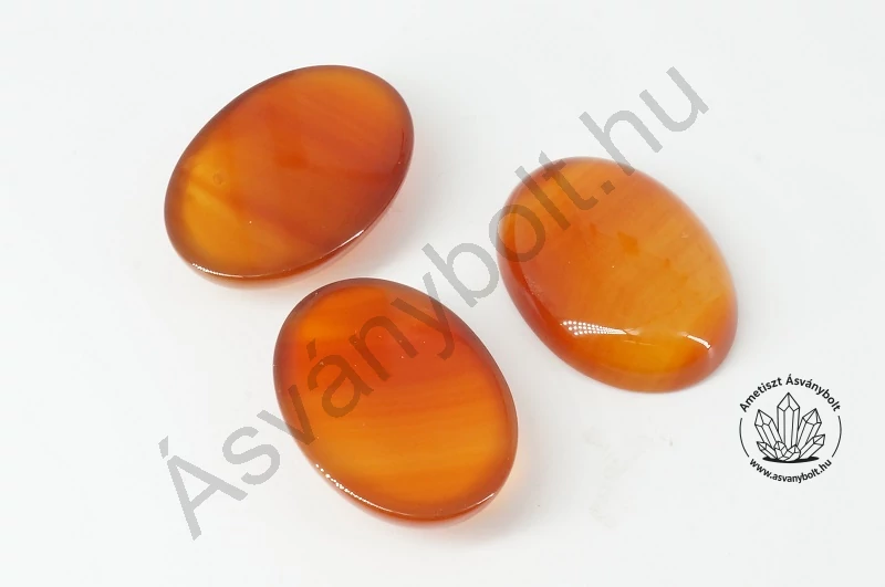 Karneol 18x25 mm-es kaboson