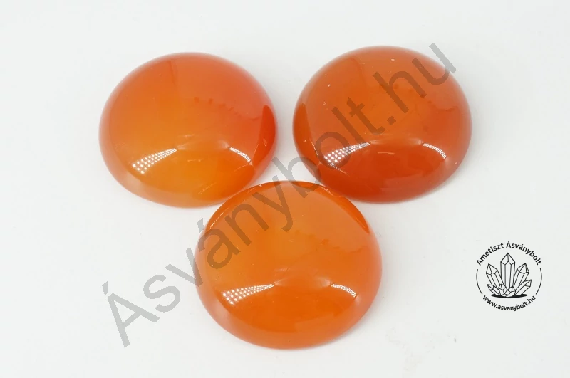 Karneol 20 mm-es kaboson