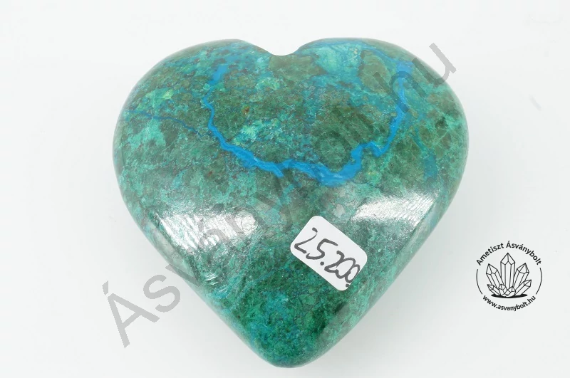 Krizokolla egyedi szív dísztárgy 25200