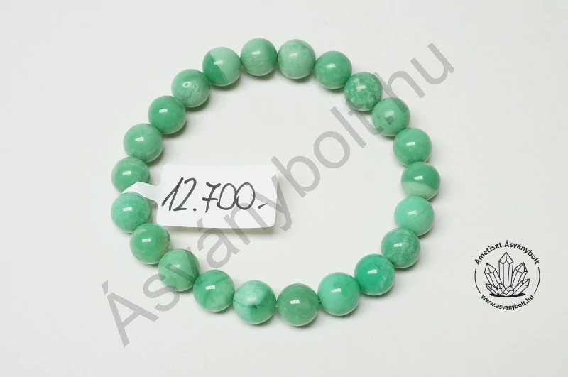 Krizopráz AB 8-as karkötő 12700