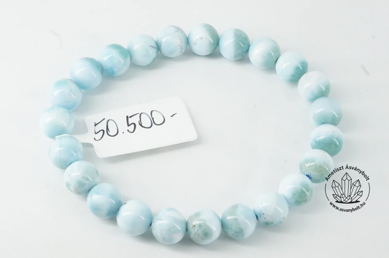 Larimár prémium 8-as golyós karkötő 50500
