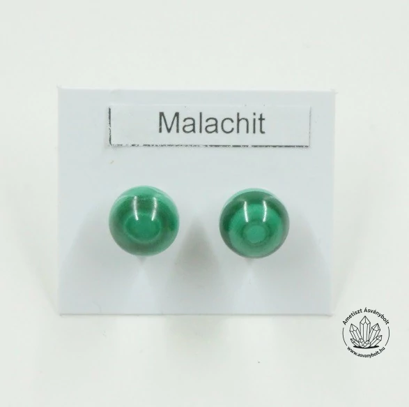 Malachit 8-as bedugós nemesacélos füli