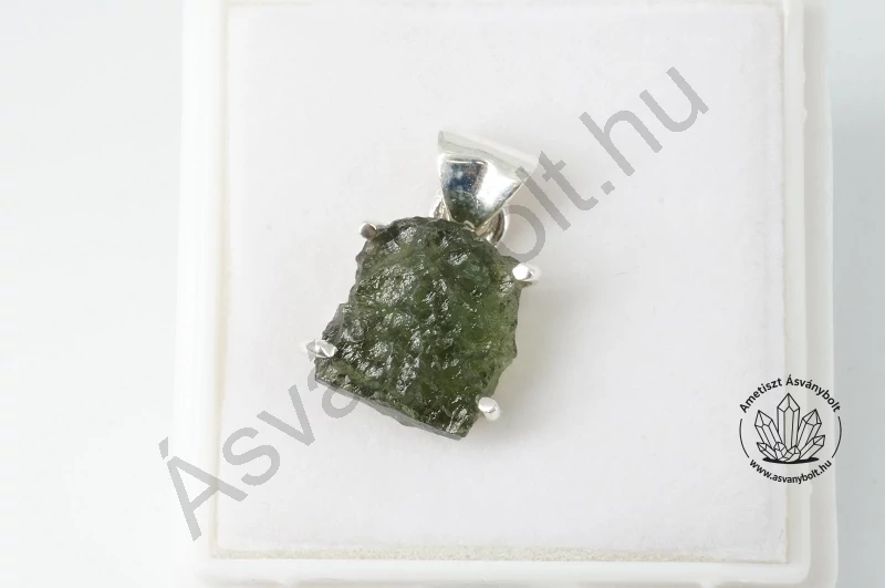 Moldavit ezüst foglalatban 66500
