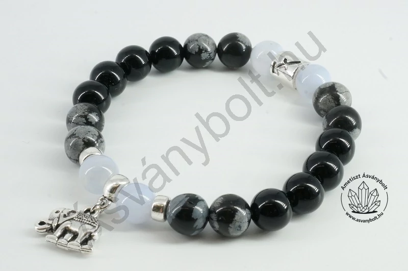 Nyilas horoszkóp karkötő elefánt függővel