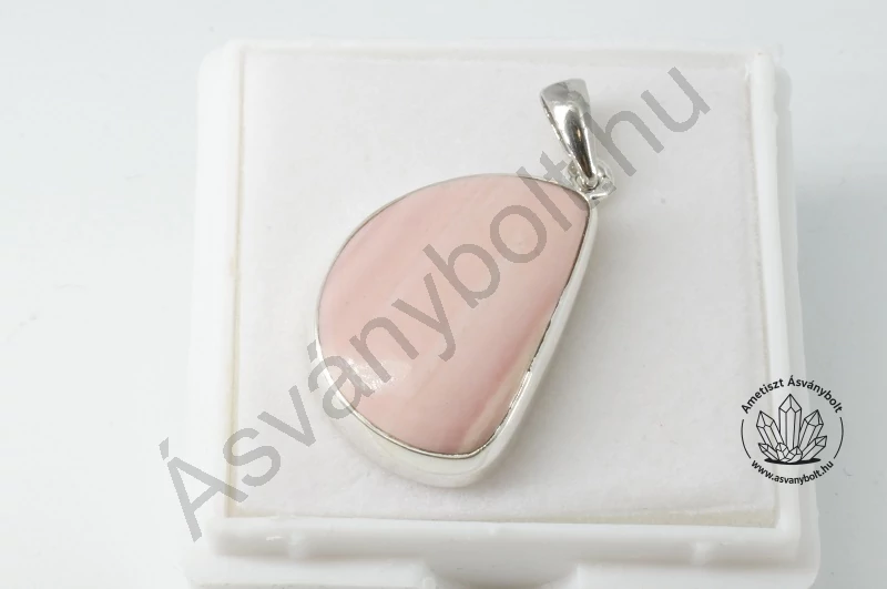 Opál pink drágakő ezüstben 21600