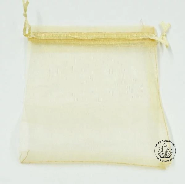 Organza tasak aranysárga 5 db
