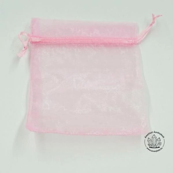Organza tasak rózsaszín 5 db