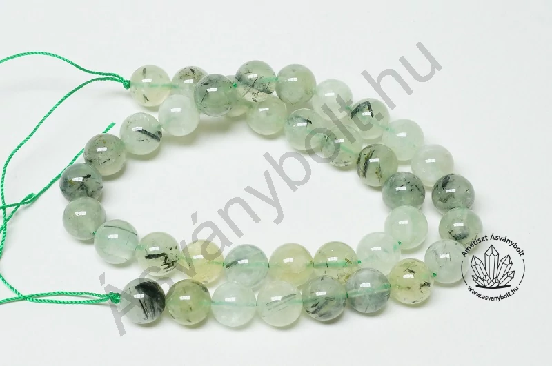 Prehnit 10 mm-es golyós szál
