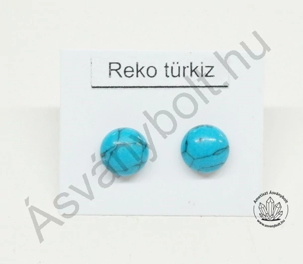 Reko türkiz 8 mm-es félgömb nemesacélos füli