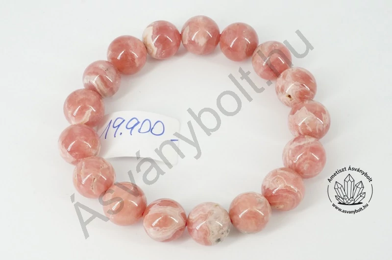 Rodokrozit 11 mm-es golyós karkötő 19900