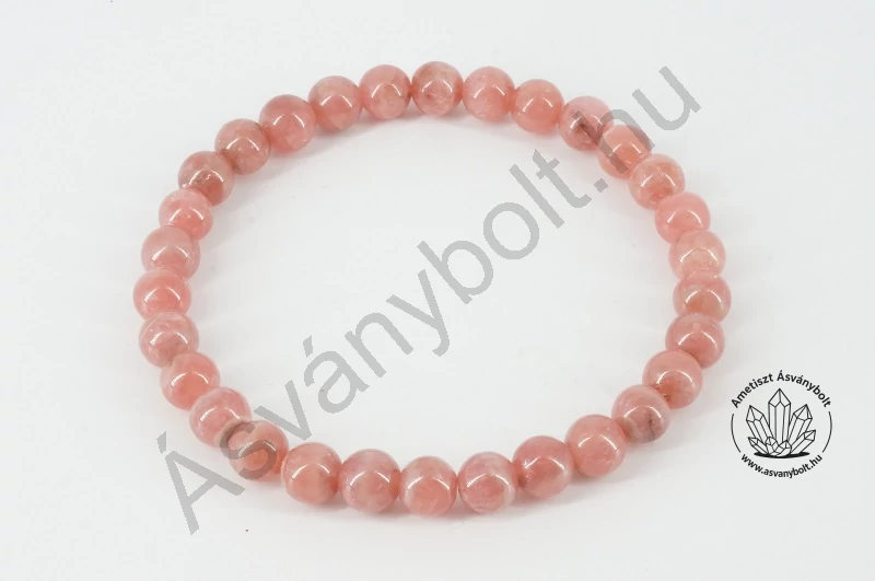 Rodokrozit extra 5 mm-es karkötő